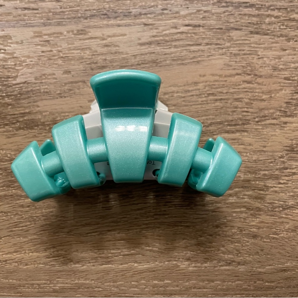 Teleties Teal Hair Claw Clip  - Small Totally Turquoise Classic Clip